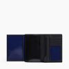large, vertical, zipped wallet with 2 gussets in grained leather - Image 2