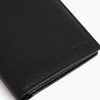large, vertical, zipped wallet with 2 gussets in grained leather - Image 3