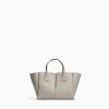 Small Elena handbag in pebbled leather