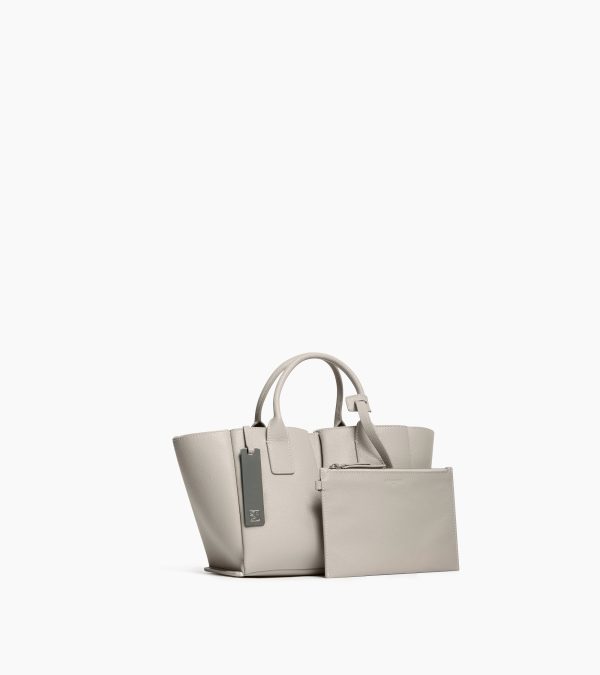 Small Elena handbag in pebbled leather - Image 3