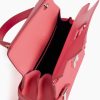 Emilie small handbag with double flap in T-signature leather - Image 4