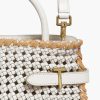 Emie medium handbag in braided smooth leather - Image 2