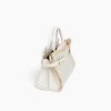 Emie medium handbag in braided smooth leather - Image 4