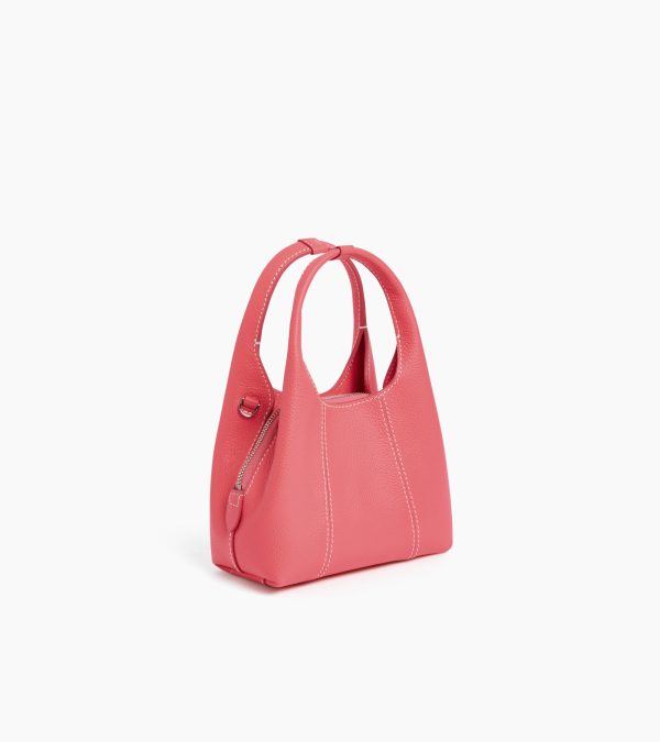 Juliette mini handbag in grained leather - Image 3