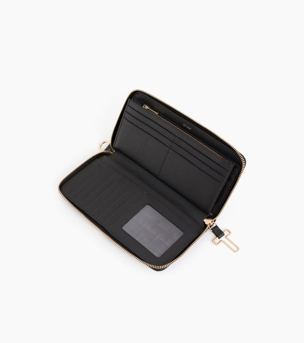 Juliette zipped travel companion in grained leather - Image 2