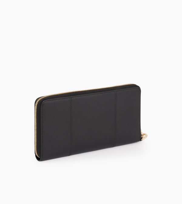 Juliette zipped travel companion in grained leather - Image 3