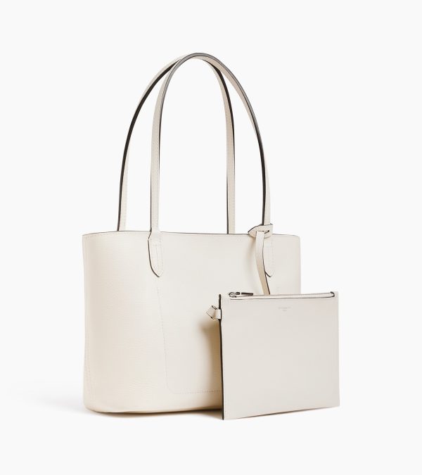 Louise small tote bag in grained leather - Image 3