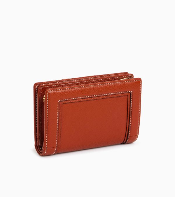 Ella medium wallet in grained leather - Image 3