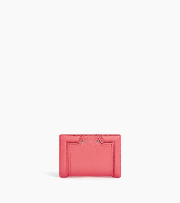 Ella medium wallet in grained leather