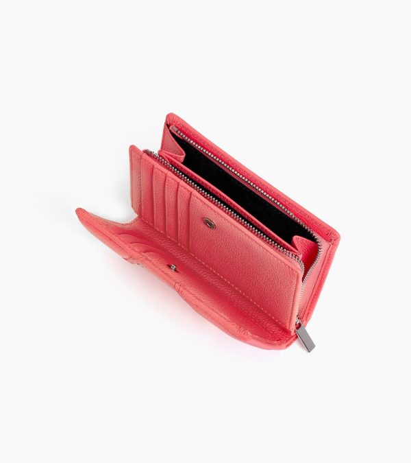 Ella medium wallet in grained leather - Image 3