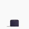 Charlotte zipped coin purse with removable card compartments in smooth leather