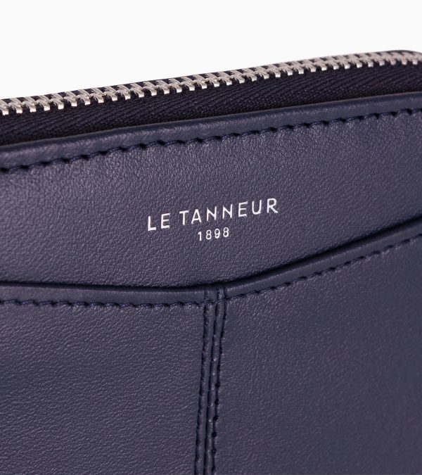 Charlotte zipped coin purse with removable card compartments in smooth leather - Image 3
