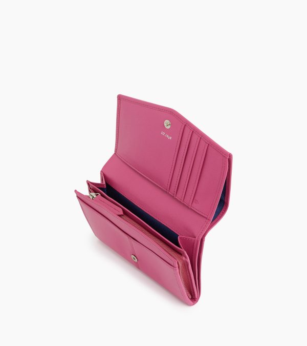 Medium Charlotte wallet in smooth leather - Image 2