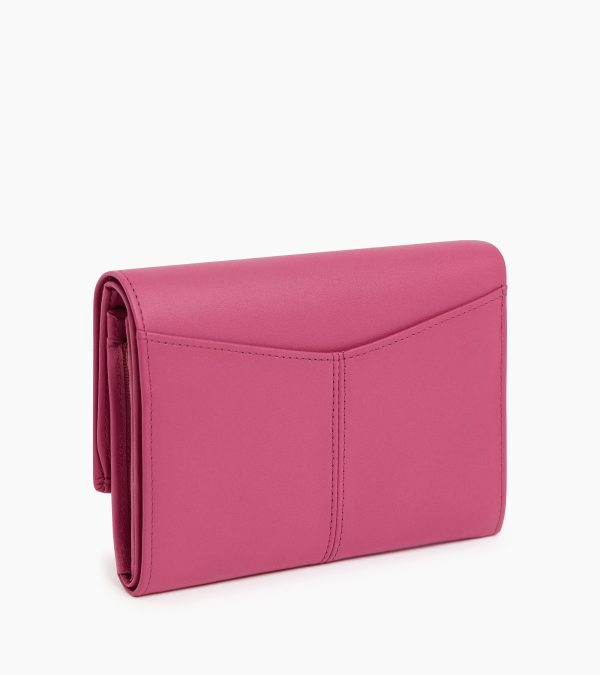 Medium Charlotte wallet in smooth leather - Image 3