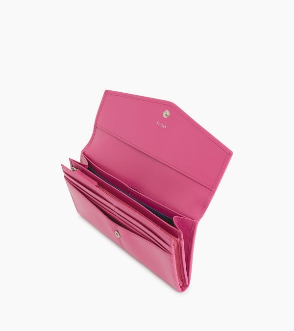 Large Charlotte wallet in smooth leather - Image 2