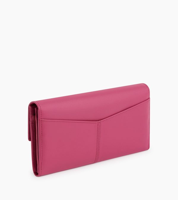 Large Charlotte wallet in smooth leather - Image 3